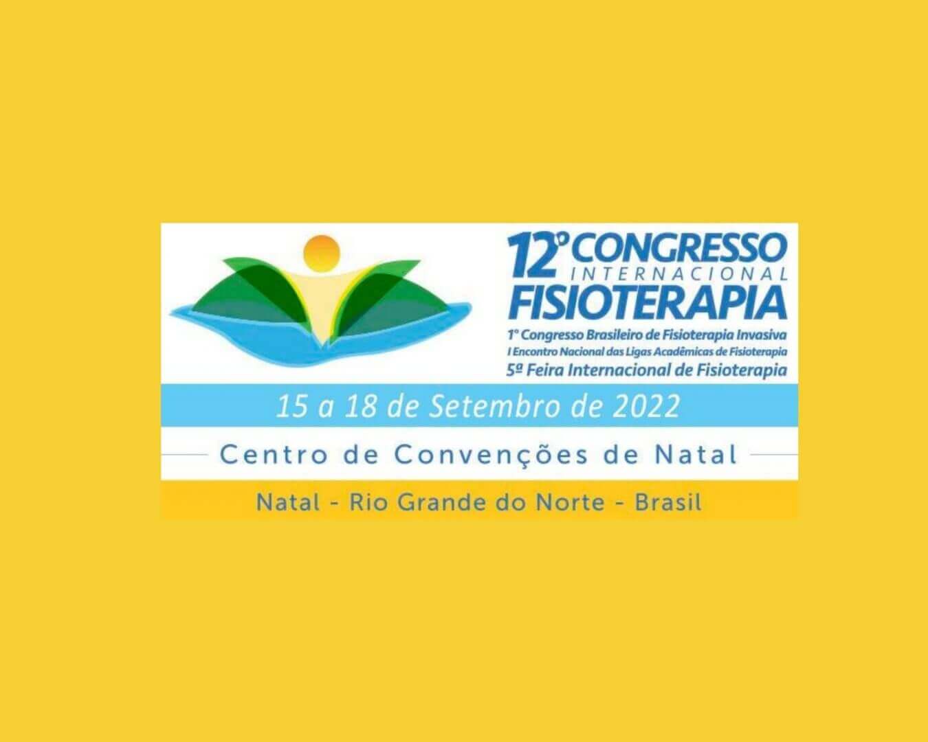 12º Congresso Internacional de Fisioterapia - Faculdade ITH