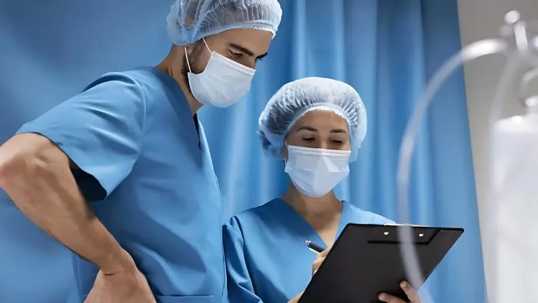 MBA de Gestão em Saúde Pública: torne-se líder no SUS 8 Equipe médica analisa informações técnicas, refletindo a tomada de decisão baseada em evidências na saúde pública.