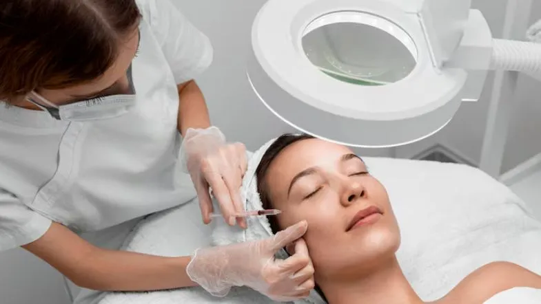 Procedimento estético minimamente invasivo realizado por profissional qualificado, com foco em segurança do paciente.